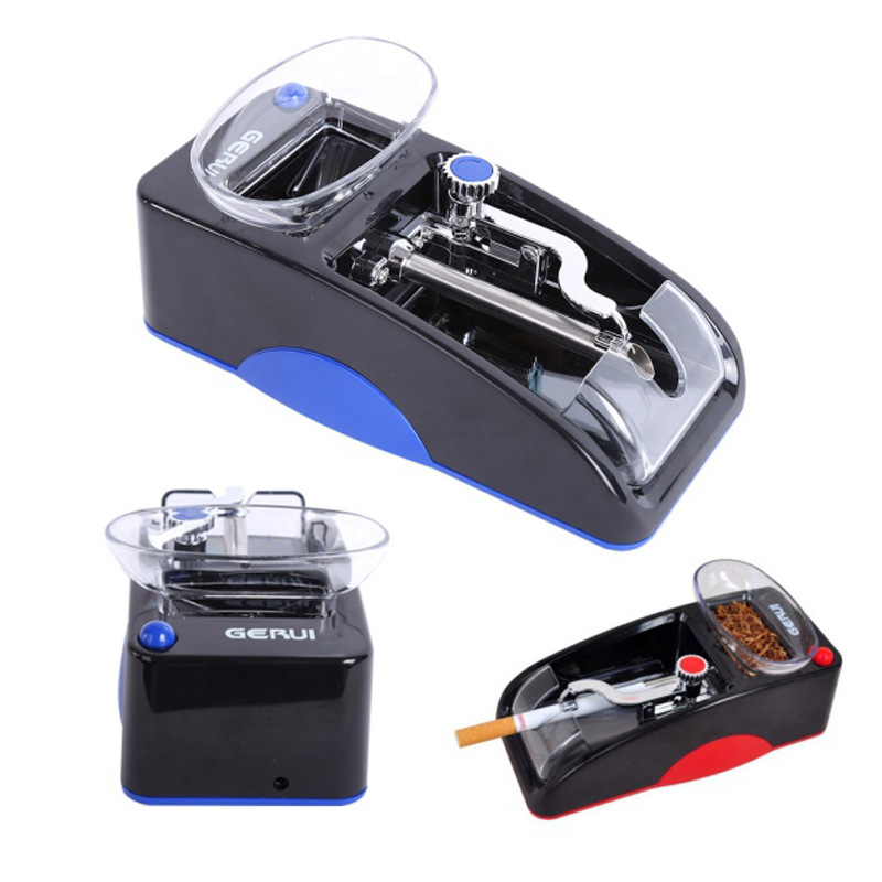 Factory Direct Sales Plastic Smoke Generator New Single Tube Plastic Cigarette Rolling Machine Manual Push-Pull Mini Smoke Generator Lot