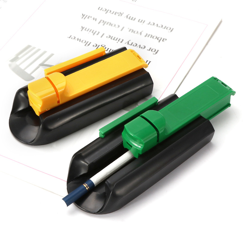 DHL Smoking Set Manual 8mm Smoke Generator Hand Roll Single Tube Plastic Wide Bottom Cigarette Rolling Machine Portable Easy to Operate Cigarette Making Machine