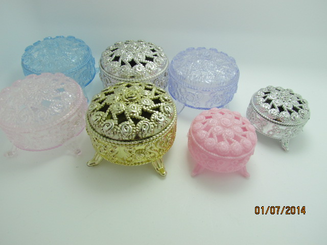 Gift Box Plastic Box Candy Box Electroplating Transparent Small Box