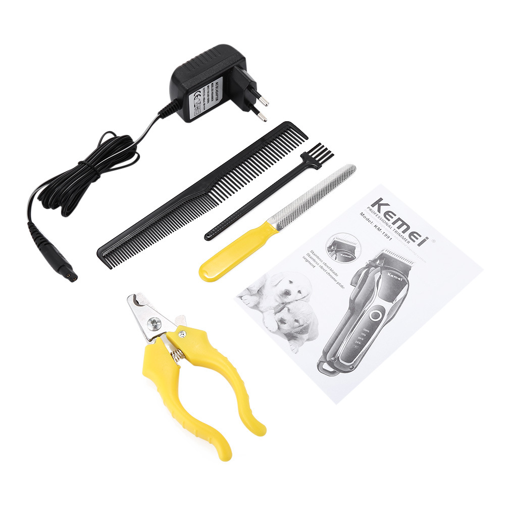 KM-1991 Pet Hair Clipper Golden Retriever Samo Electric Clipper High-Power Mute Motor