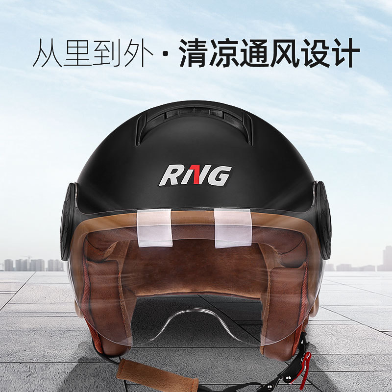 Retro Helmet Motorcycle Helmet Motorcycle Unisex Electric Bicycle Helmet Riding Helmet