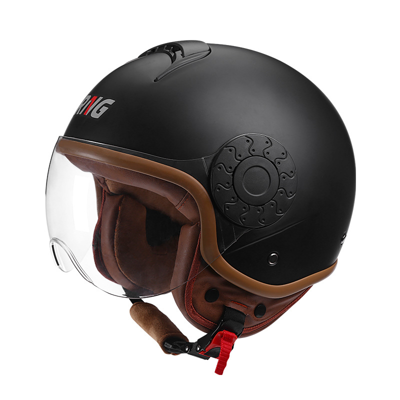 Retro Helmet Motorcycle Helmet Motorcycle Unisex Electric Bicycle Helmet Riding Helmet