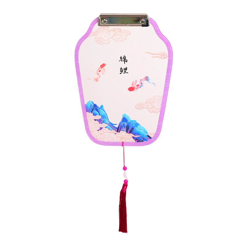 Yilan Chinese Style Acrylic Antique Style Plate Holder Student Writing Pad Plate Holder Retro Exam Paper Clip Folder