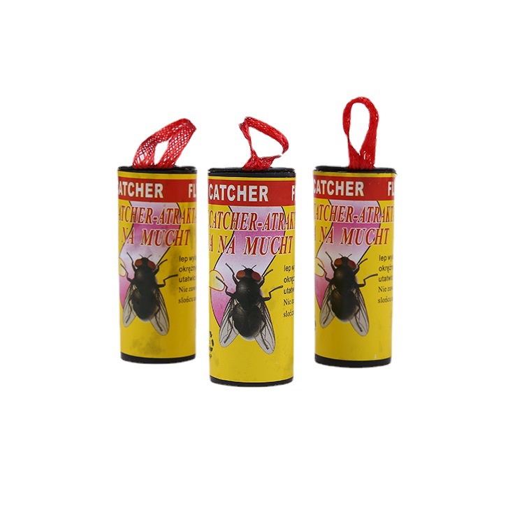 Factory Wholesale Fly Coil Strong Fly Paper Fly Trapping Sticky Fly Roll Fly Paper Fly Sticky Plate