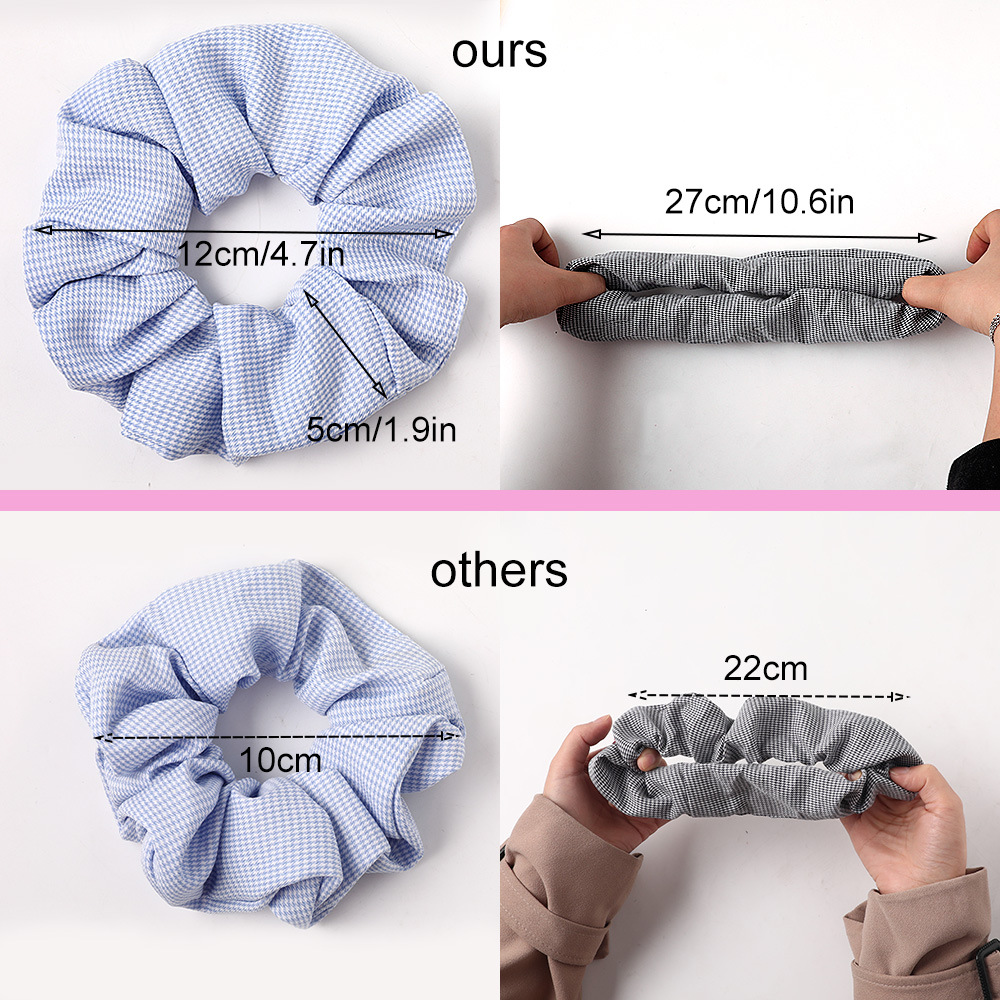 Striped Dot Polka Dot Houndstooth Large Intestine Hair Band Fabric Headdress Flower Hair Accessories Whole C178 Striped Dot Polka Dot Houndstooth Large Intestine Hair Band Fabric Headdress Flower Hair Accessories Whole C178