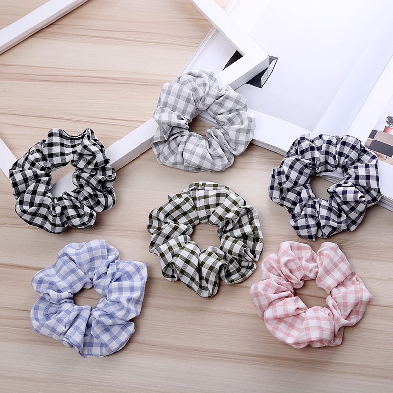 Striped Dot Polka Dot Houndstooth Large Intestine Hair Band Fabric Headdress Flower Hair Accessories Whole C178 Striped Dot Polka Dot Houndstooth Large Intestine Hair Band Fabric Headdress Flower Hair Accessories Whole C178