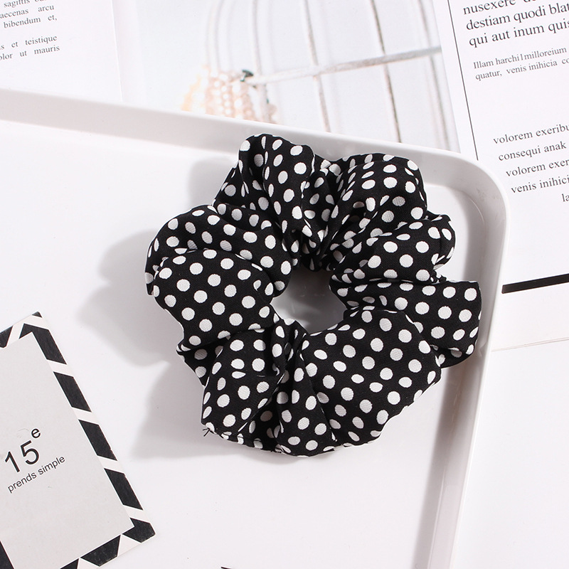 Striped Dot Polka Dot Houndstooth Large Intestine Hair Band Fabric Headdress Flower Hair Accessories Whole C178 Striped Dot Polka Dot Houndstooth Large Intestine Hair Band Fabric Headdress Flower Hair Accessories Whole C178
