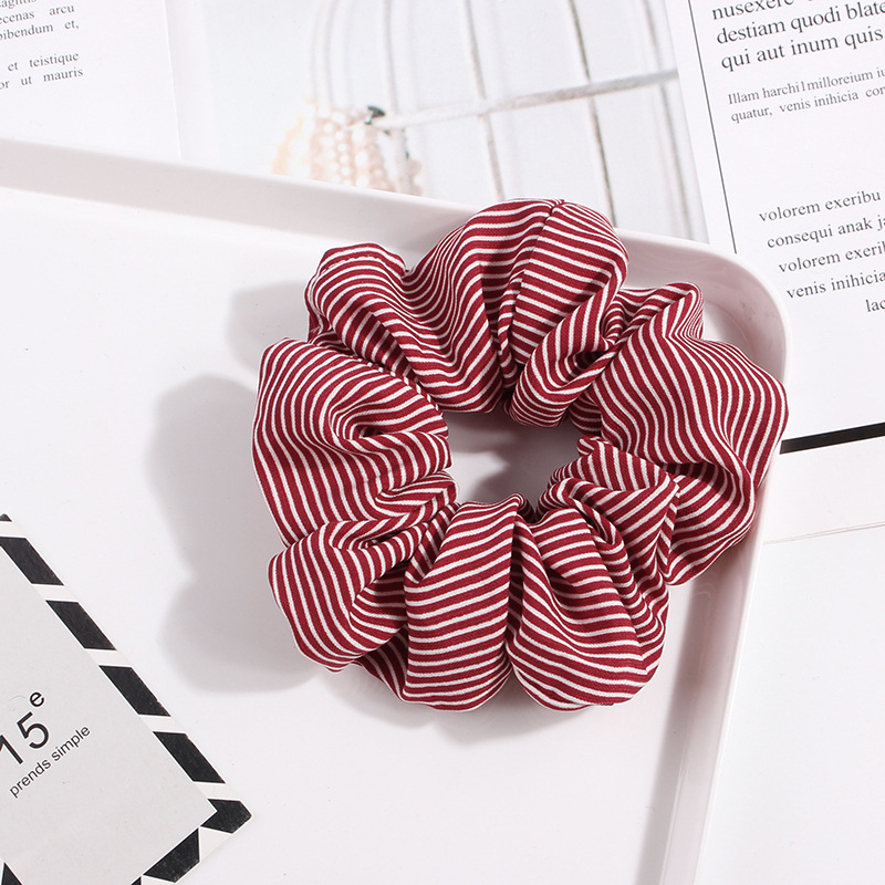 Striped Dot Polka Dot Houndstooth Large Intestine Hair Band Fabric Headdress Flower Hair Accessories Whole C178 Striped Dot Polka Dot Houndstooth Large Intestine Hair Band Fabric Headdress Flower Hair Accessories Whole C178