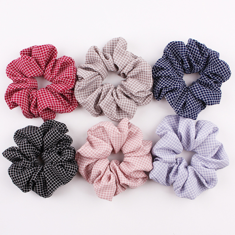 Striped Dot Polka Dot Houndstooth Large Intestine Hair Band Fabric Headdress Flower Hair Accessories Whole C178 Striped Dot Polka Dot Houndstooth Large Intestine Hair Band Fabric Headdress Flower Hair Accessories Whole C178