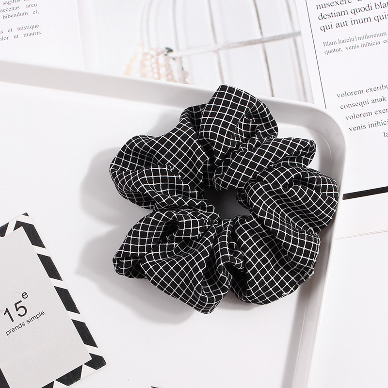Striped Dot Polka Dot Houndstooth Large Intestine Hair Band Fabric Headdress Flower Hair Accessories Whole C178 Striped Dot Polka Dot Houndstooth Large Intestine Hair Band Fabric Headdress Flower Hair Accessories Whole C178