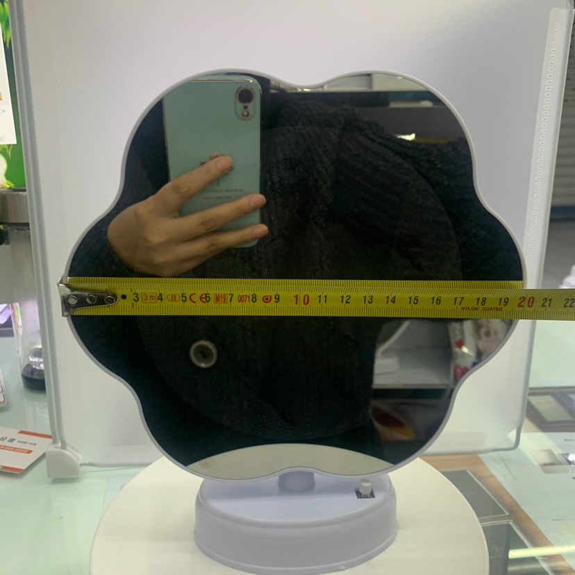 SUNFLOWER Shape Mirror with LED Light Creative Table Setting Decorative Gift Photo Living Room Bedroom Magic Mirror Photo Frame SUNFLOWER Shape Mirror with LED Light Creative Table Setting Decorative Gift Photo Living Room Bedroom Magic Mirror Photo Frame
