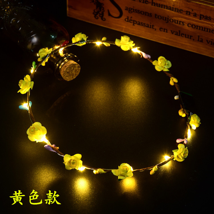 KoreanStyle Rattan Strip Headdress Flower Tourist Attractions Hot Selling Hair Accessories Headband Night Market Batch KoreanStyle Rattan Strip Headdress Flower Tourist Attractions Hot Selling Hair Accessories Headband Night Market Batch