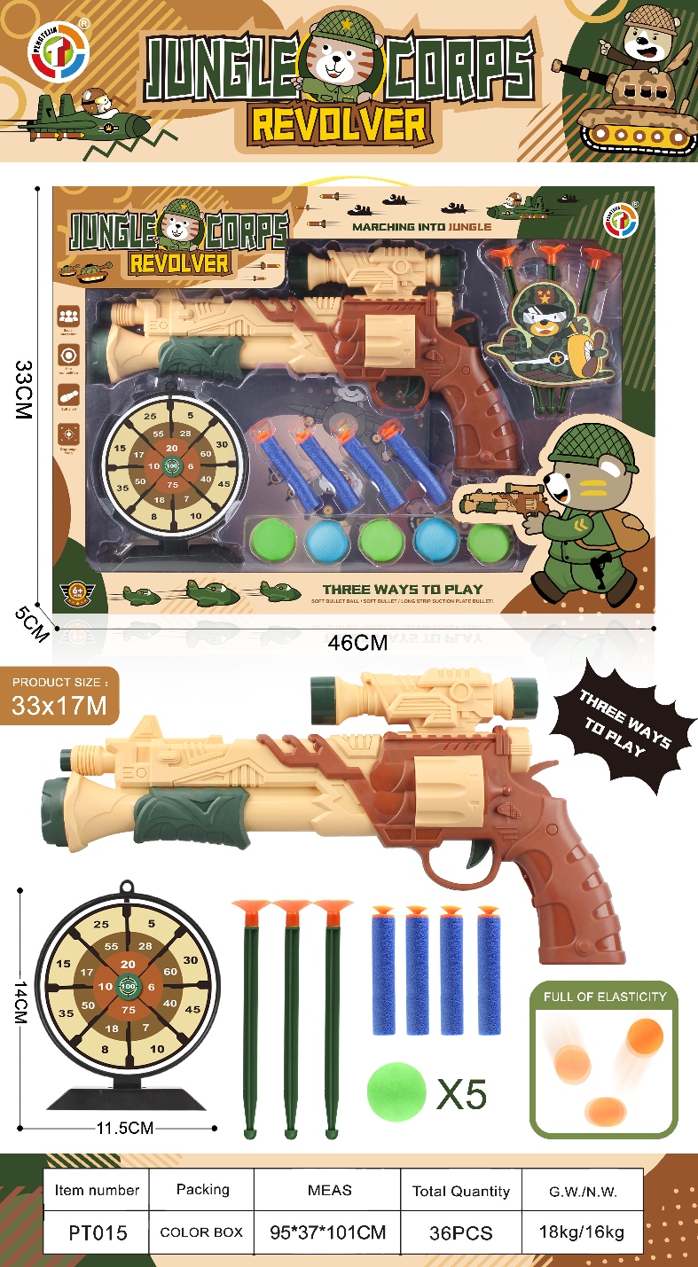 Jack New Soft Bullet Gun Set Toy