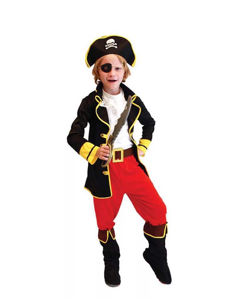 Children&#039;s Halloween costume a substitute for captain jack sparrow pirates of the Caribbean little pirate costume