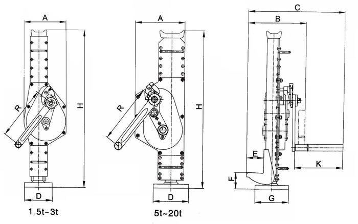 3T Mechanical Steel Jack MJ0102 3T Mechanical Steel Jack MJ0102