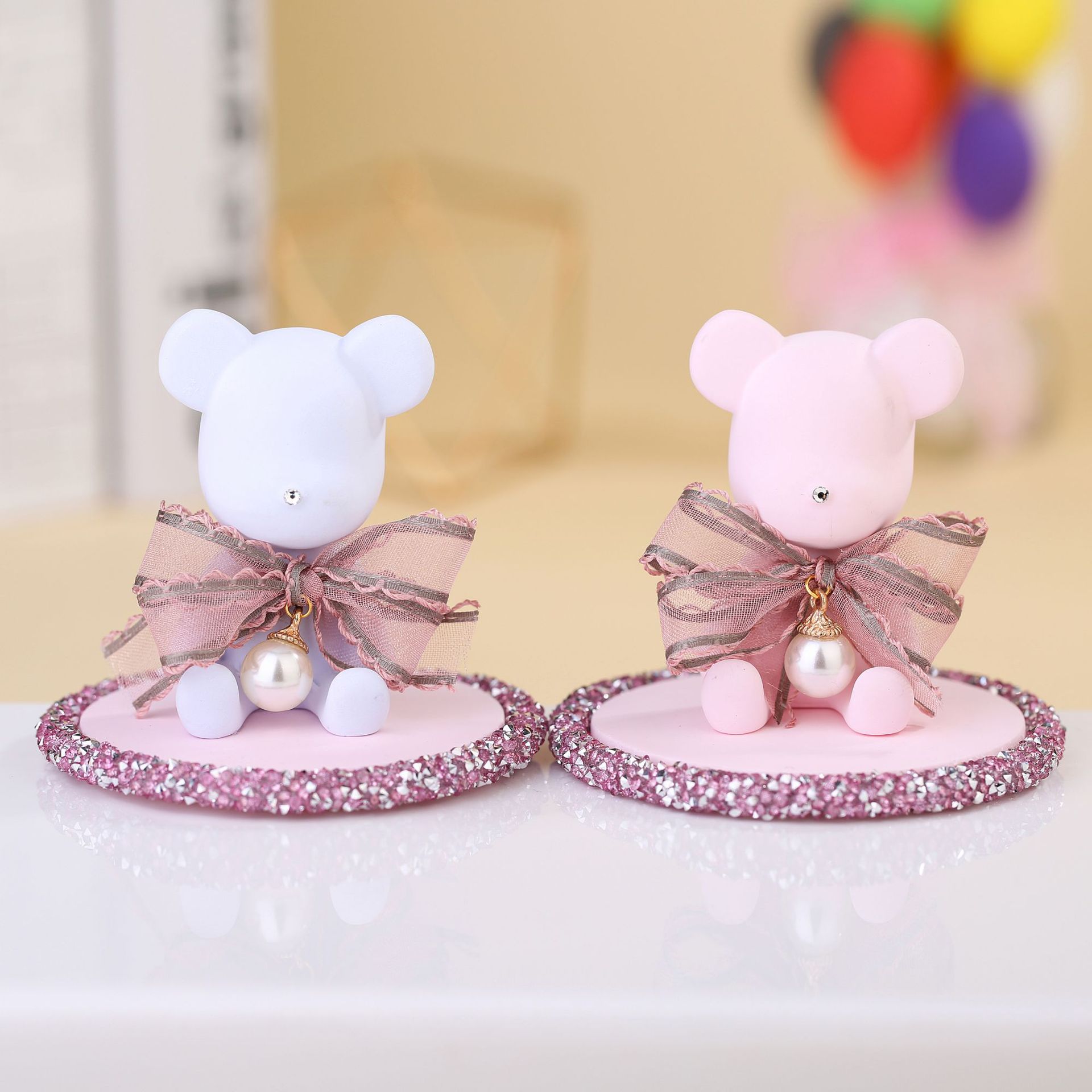 Plaster bear fragrance car set up a express cartoon bear car perfume interior