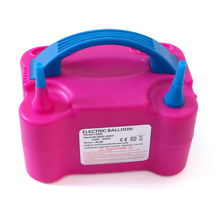 Balloon Decoration 73005 Electric Tire Pump Double Hole Balloon Air Pump Home Fast Inflator Wedding Wholesale