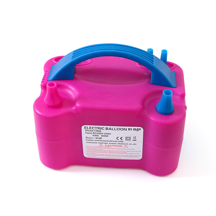 Balloon Decoration 73005 Electric Tire Pump Double Hole Balloon Air Pump Home Fast Inflator Wedding Wholesale