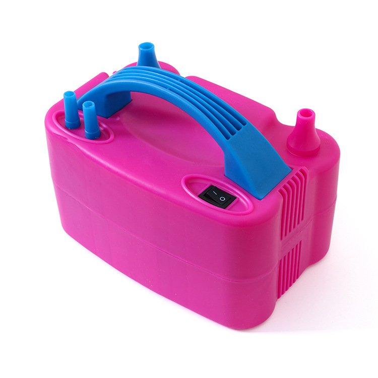Balloon Decoration 73005 Electric Tire Pump Double Hole Balloon Air Pump Home Fast Inflator Wedding Wholesale