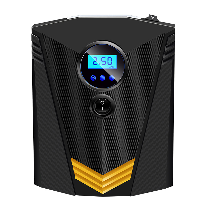 Vehicle Air Pump Car Air Pump Number Display 12V Portable Tire Inflator Automatic Stop Inflation