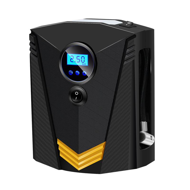 Vehicle Air Pump Car Air Pump Number Display 12V Portable Tire Inflator Automatic Stop Inflation