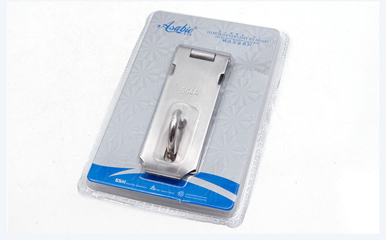 Wholesale Stainless Steel Lock Wooden Door Buckle Drawer Lock Brand Lock Row Hardware Accessories Door and Window Hardware Safety Bolt Door Latch
