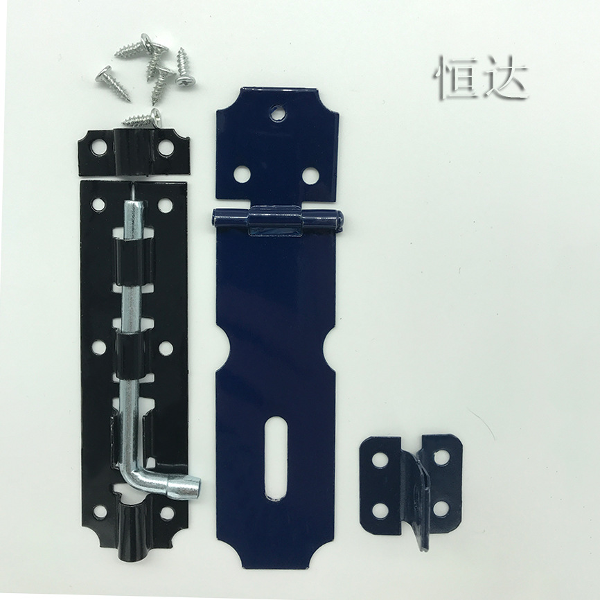 Stainless steel buckle, feel safety bolt two - piece set of direct sales padlock latch manufacturers wholesale