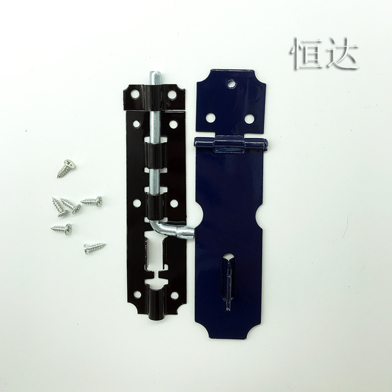 Stainless steel buckle, feel safety bolt two - piece set of direct sales padlock latch manufacturers wholesale