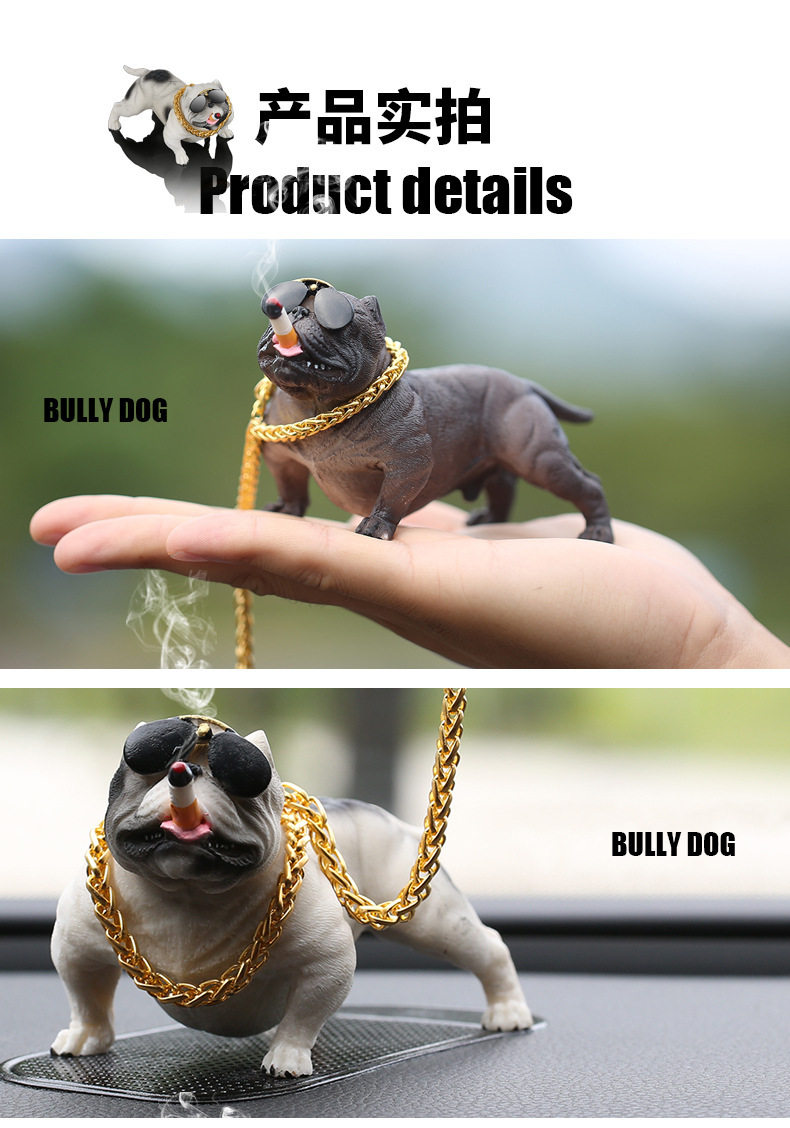Cool Trendy Unique High-End Social Dog Car Decoration Muscle Dog Car Interior Decoration Ornament Car Creativity Cool Trendy Unique High-End Social Dog Car Decoration Muscle Dog Car Interior Decoration Ornament Car Creativity