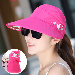 Summer outdoor sun shade hat Korean version of small fresh with raffia straw hat women Summer outdoor sun shade hat Korean version of small fresh with raffia straw hat women