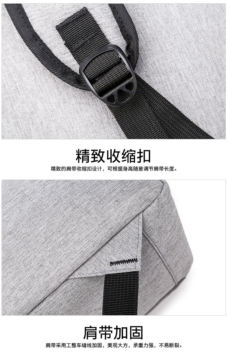 Backpack Men's Oxford Cloth Backpack USB Travel Backpack Large Capacity Student Backpack Support One Piece Dropshipping