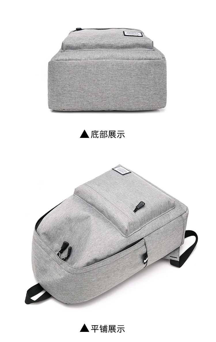 Backpack Men's Oxford Cloth Backpack USB Travel Backpack Large Capacity Student Backpack Support One Piece Dropshipping