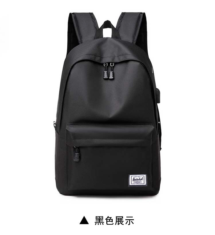 Backpack Men's Oxford Cloth Backpack USB Travel Backpack Large Capacity Student Backpack Support One Piece Dropshipping