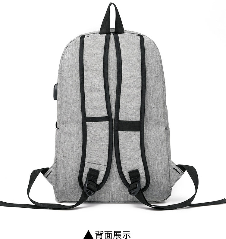 Backpack Men's Oxford Cloth Backpack USB Travel Backpack Large Capacity Student Backpack Support One Piece Dropshipping