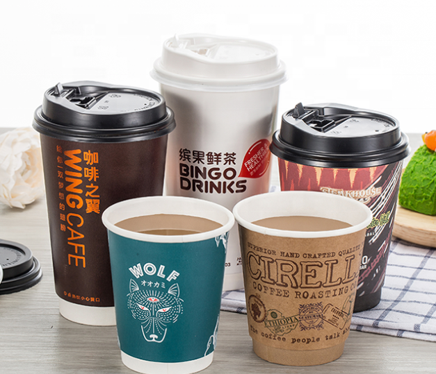 Factory Export Customized Disposable Coffee Cup Milky Tea Cup Cold Drink Takeaway Cup Support OEM Customization