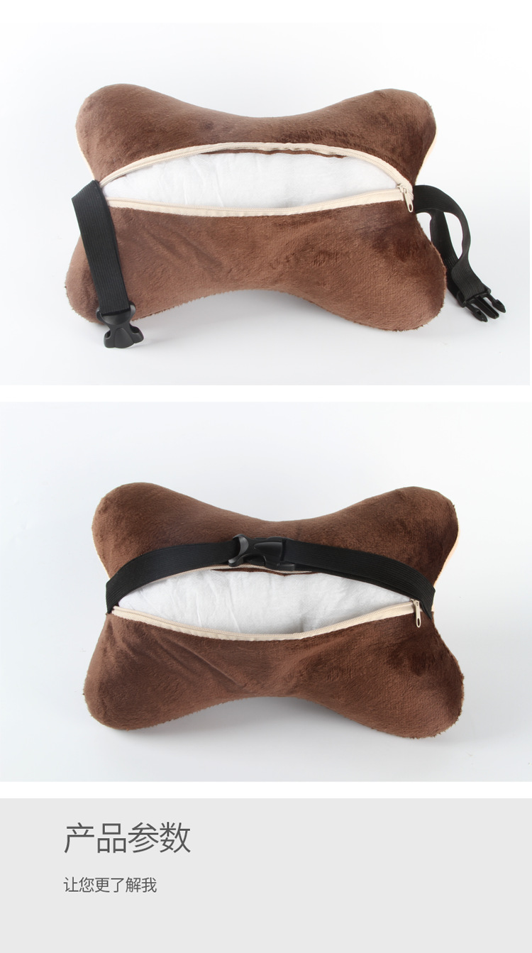 Yl021 Back Cushion Neck Pillow Memory Pp Cotton Lumbar Support Pillow Seat Car Pillow Car Cushion Car Supplies
