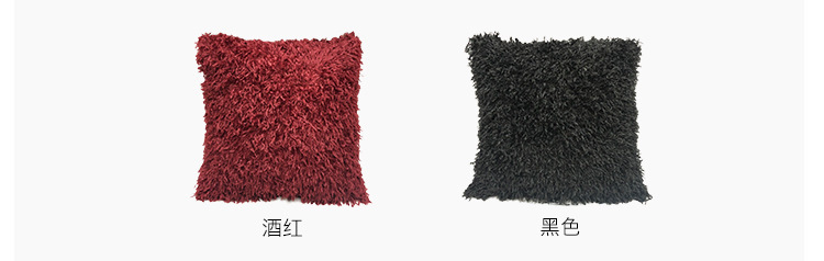 Amazon Hot Sale Home Cross-Border Nordic Instagram Style Solid Color Sofa Pillow Cover Office Lumbar Cushion Back Seat Cushion