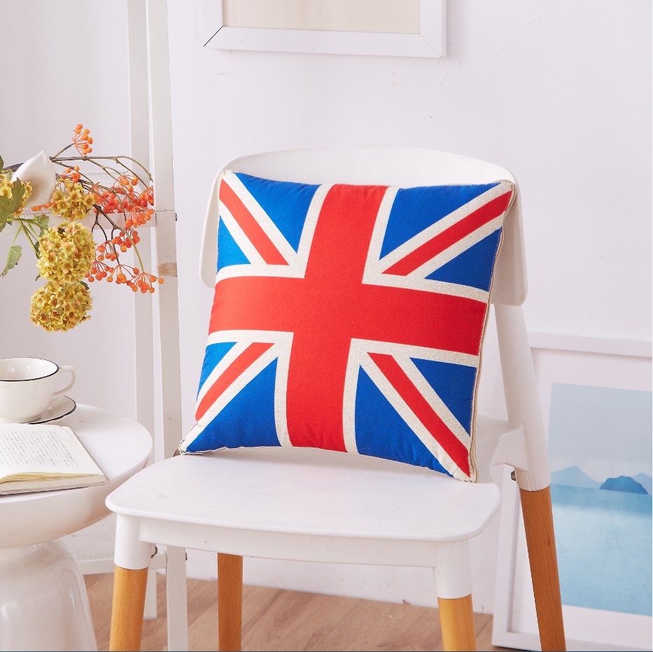 Cartoon Linen Style Pillow Blanket Multi-Functional Back Seat Cushion Quilt Office Linen Air Conditioning Customized Wholesale