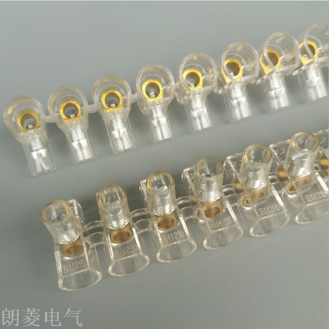 Italy B25-10P European Standard Wire Connector BH25 Terminal Block Wiring Range 2.5 Square Meters Environmentally Friendly and Flame Retardant