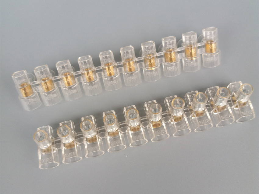 Italy B25-10P European Standard Wire Connector BH25 Terminal Block Wiring Range 2.5 Square Meters Environmentally Friendly and Flame Retardant