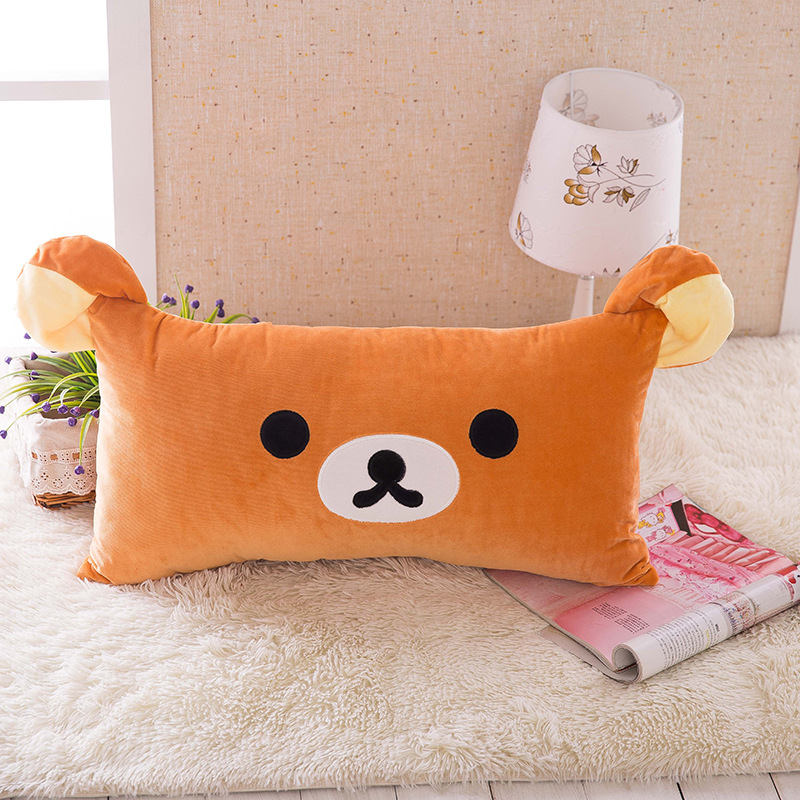 New Long Pillow Cute Cartoon Pillow Plush Toy Creative Wedding Doll Sofa Back Cushion/Seat Cushion Wholesale