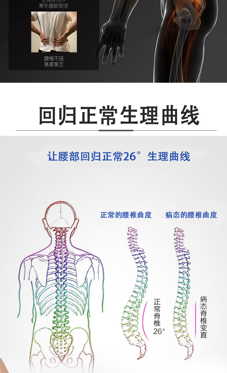 Automotive Waist Cushion Summer Lumbar Seat Cushion Office Waist Cushion Breathable Massager Back Waist Support Cushion