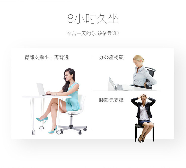 Amazon car waist office cushion memory cotton waist seat back cushion wholesale