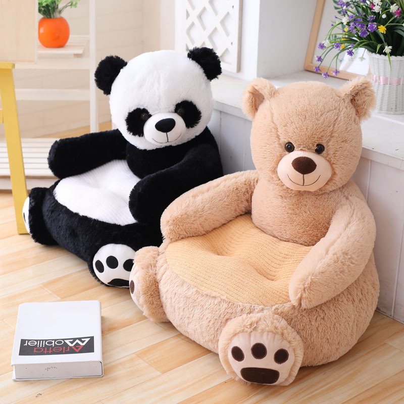 Cartoon Children&#039;s Sofa Seat Creative Comfort Large Baby Back Cushion/Seat Cushion Plush Toy Big Bear Birthday Gift