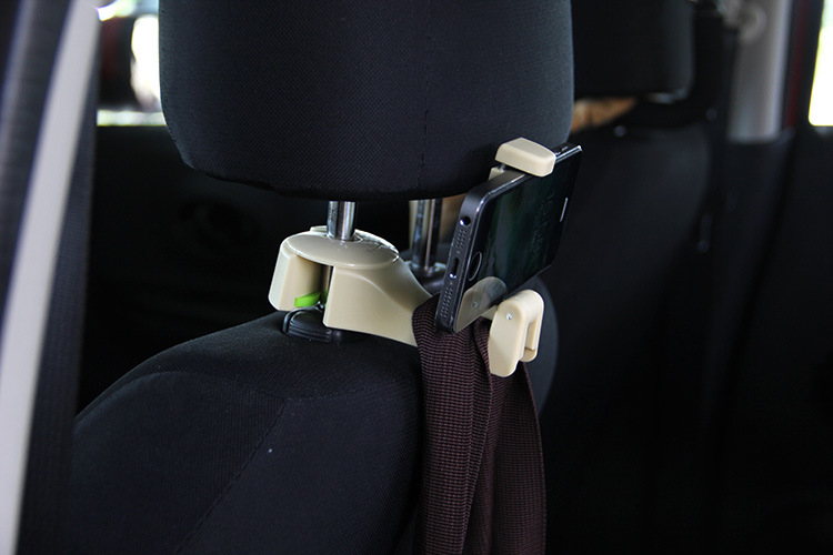 Car Flash G01 Bracket Hook Multifunctional Rear Seat Mobile Phone Holder Creative inside the Car Auto Car Supplies