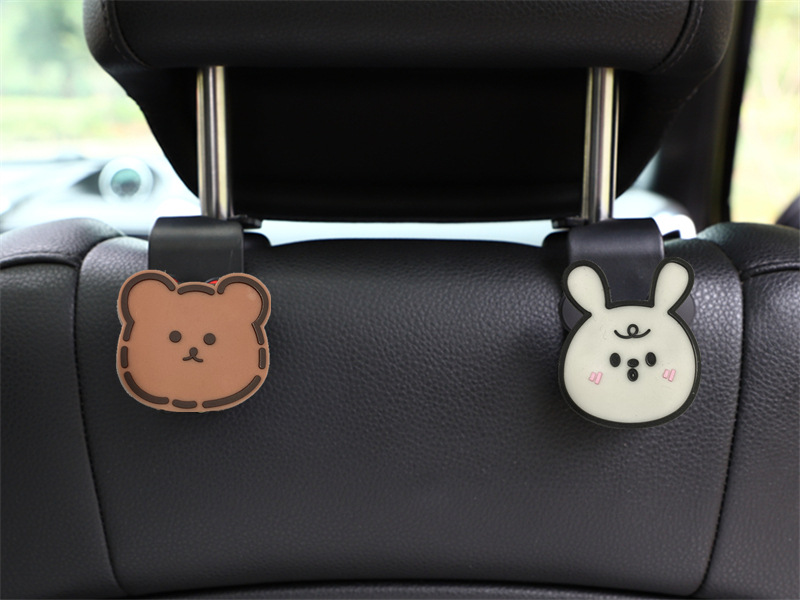 Car Hook Backrest Hook Creative Cartoon Car Hook Multifunctional Hidden Hook Car Interior Design Accessories