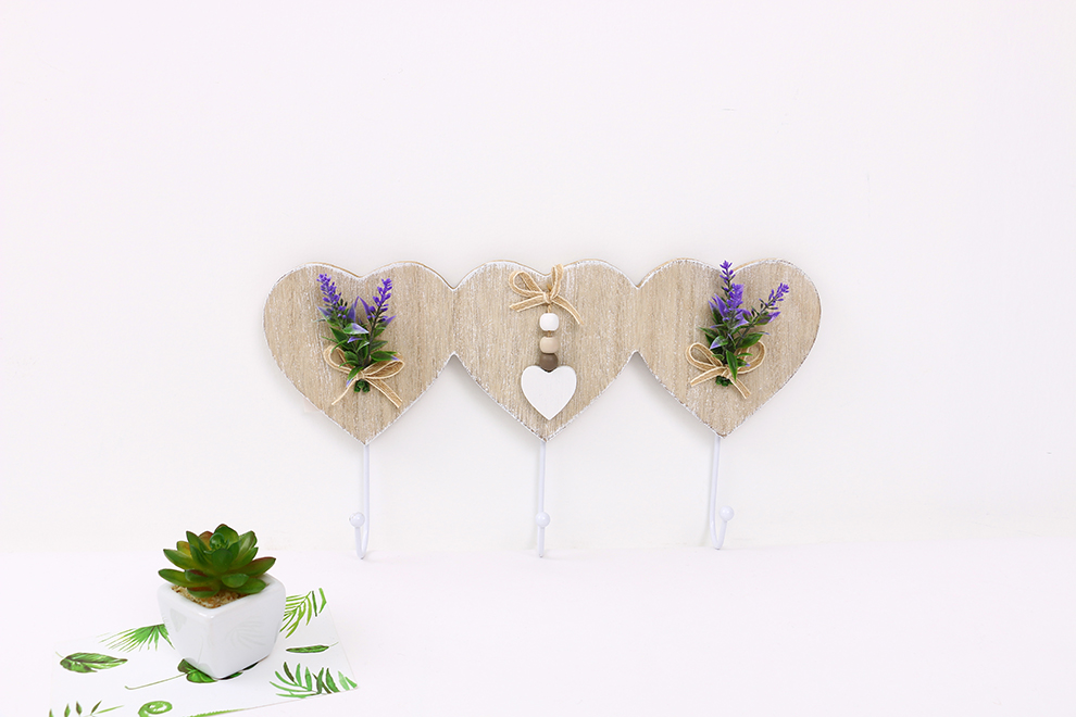 Car Love Hook Wall Home Wooden Children's Room Wall Creative Storage Hook Children's Room Storage Rack