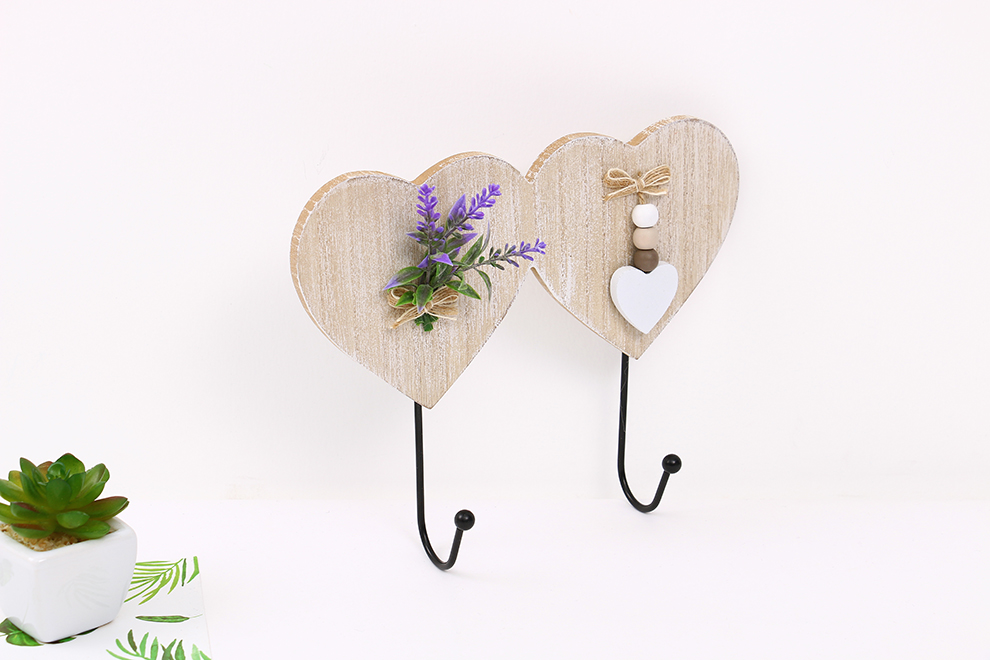 Car Love Hook Wall Home Wooden Children's Room Wall Creative Storage Hook Children's Room Storage Rack