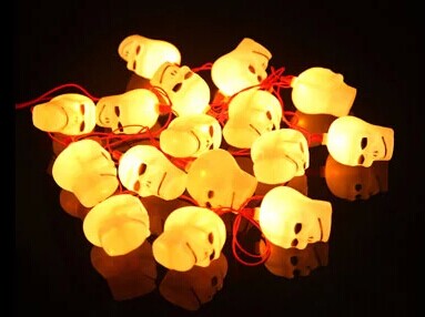 Halloween Pumpkin string lights glowing ghost headlights headlight plastic ghost skull string lights Halloween Pumpkin string lights glowing ghost headlights headlight plastic ghost skull string lights
