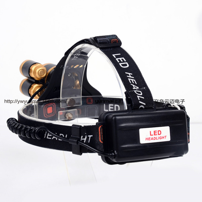 New 5LED headlamps T6 light headlights 5 lights aircraft lights headlights zoom super bright miner's lamp New 5LED headlamps T6 light headlights 5 lights aircraft lights headlights zoom super bright miner's lamp